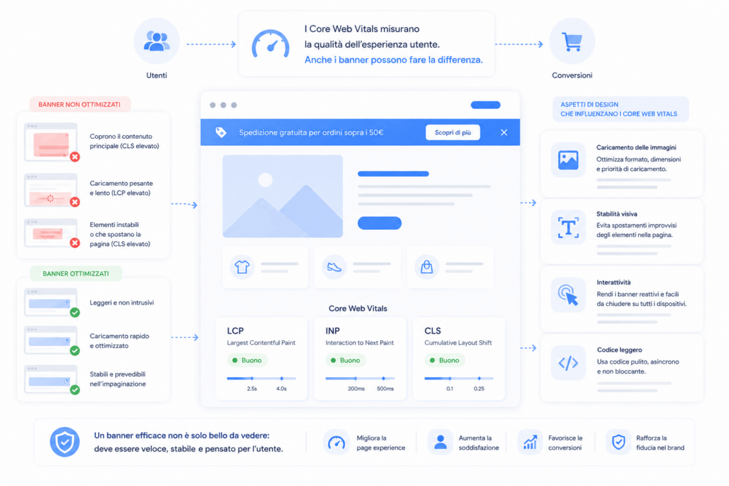 banner migliore ux per core web vitals