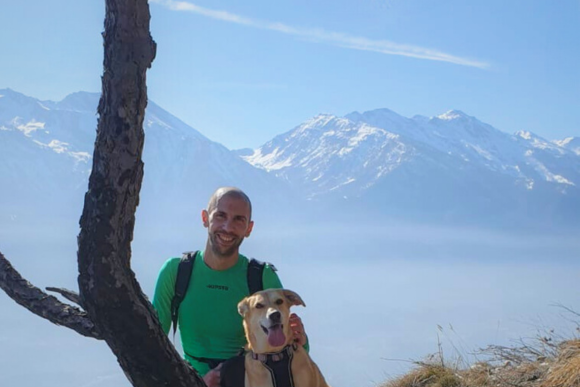 Mirko Ciesco in montagna