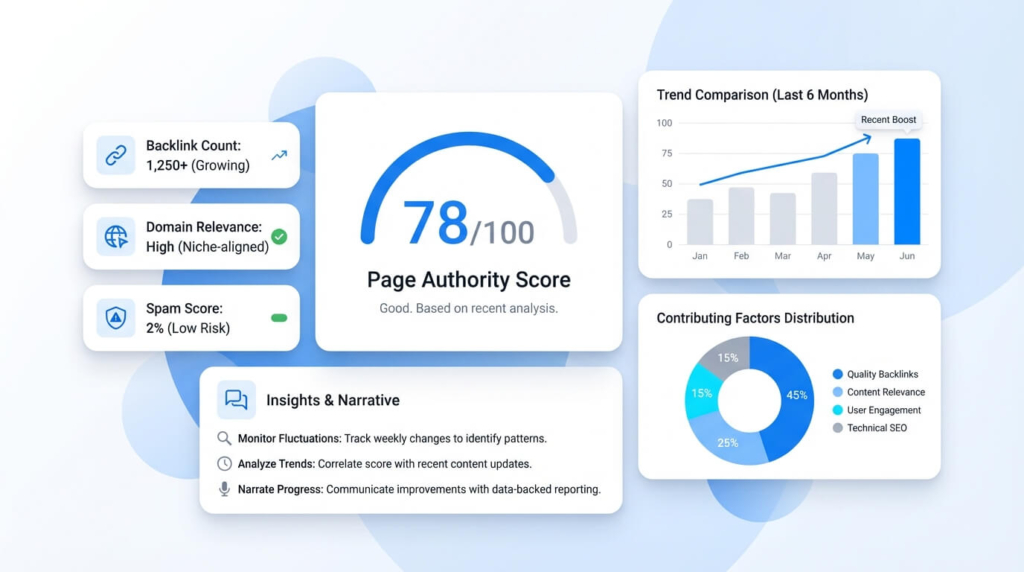 monitorare autorità pagina seo
