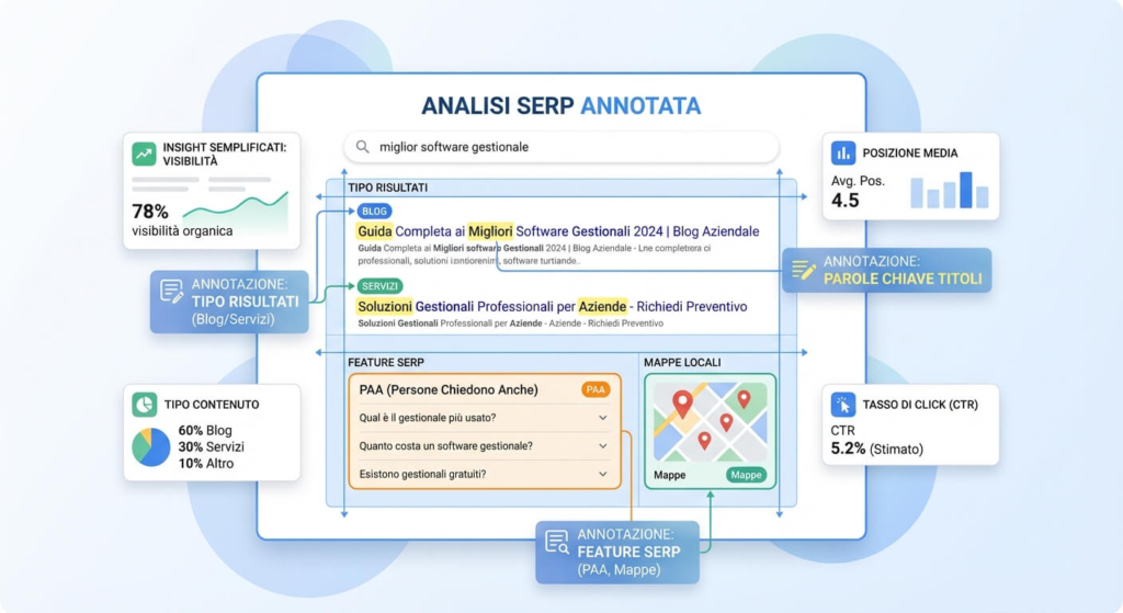 Analisi della SERP per capire intento di ricerca