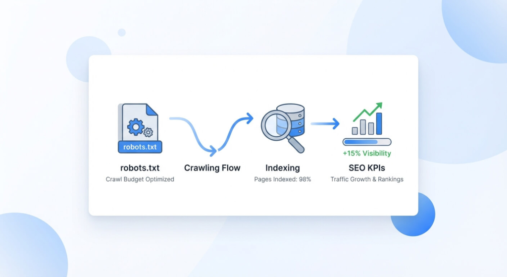 relazione tra robots.txt crawling indicizzazione e KPI SEO