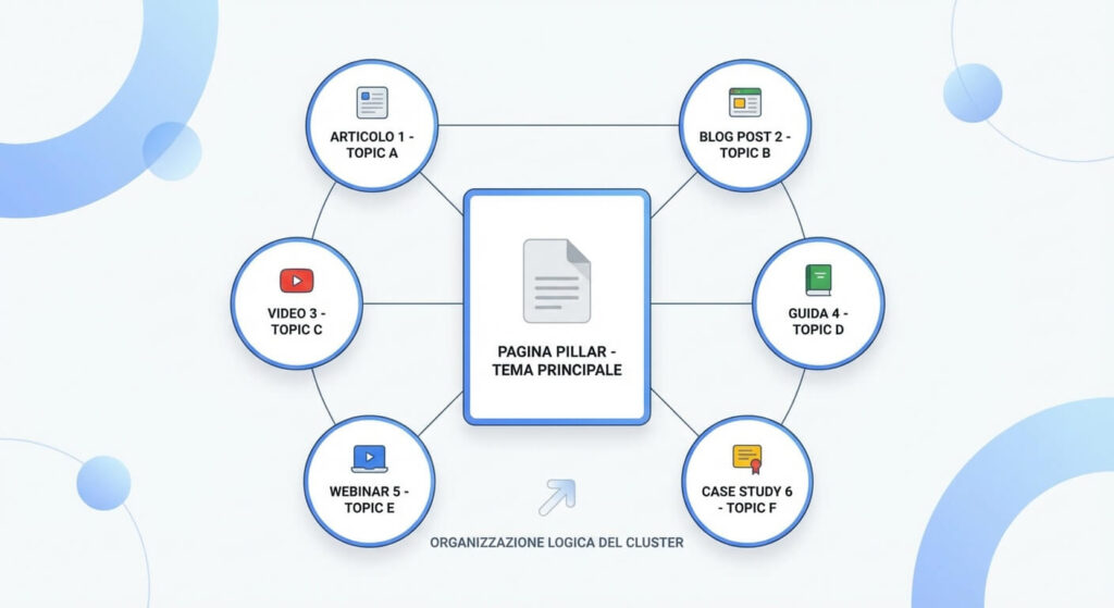 cluster tematico: pillar evergreen e contenuti di aggiornamento collegati per gestire QDF