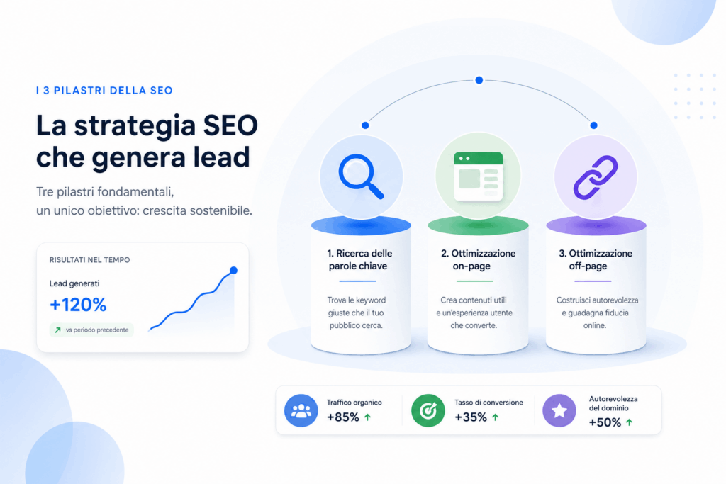 pilastri seo per la generazione di lead