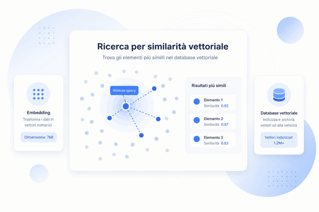 ricerca per similarità vettoriale