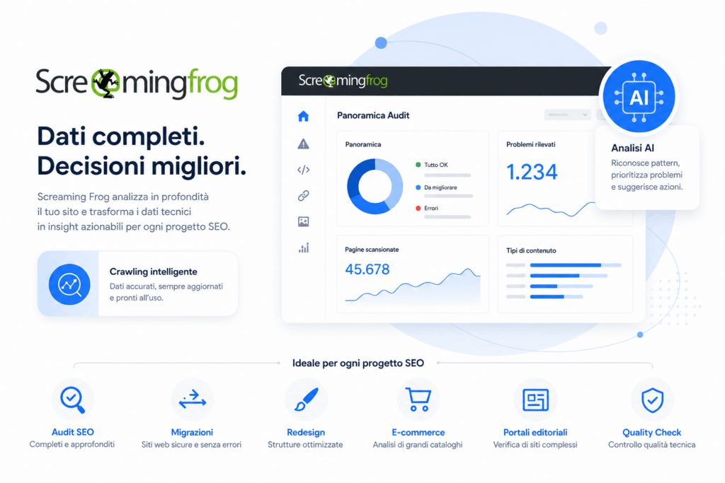 vantaggi screaming frog